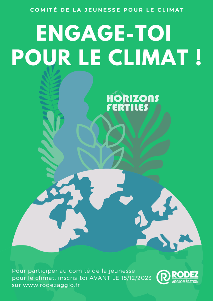 Affiche du comité de la jeunesse pour le climat