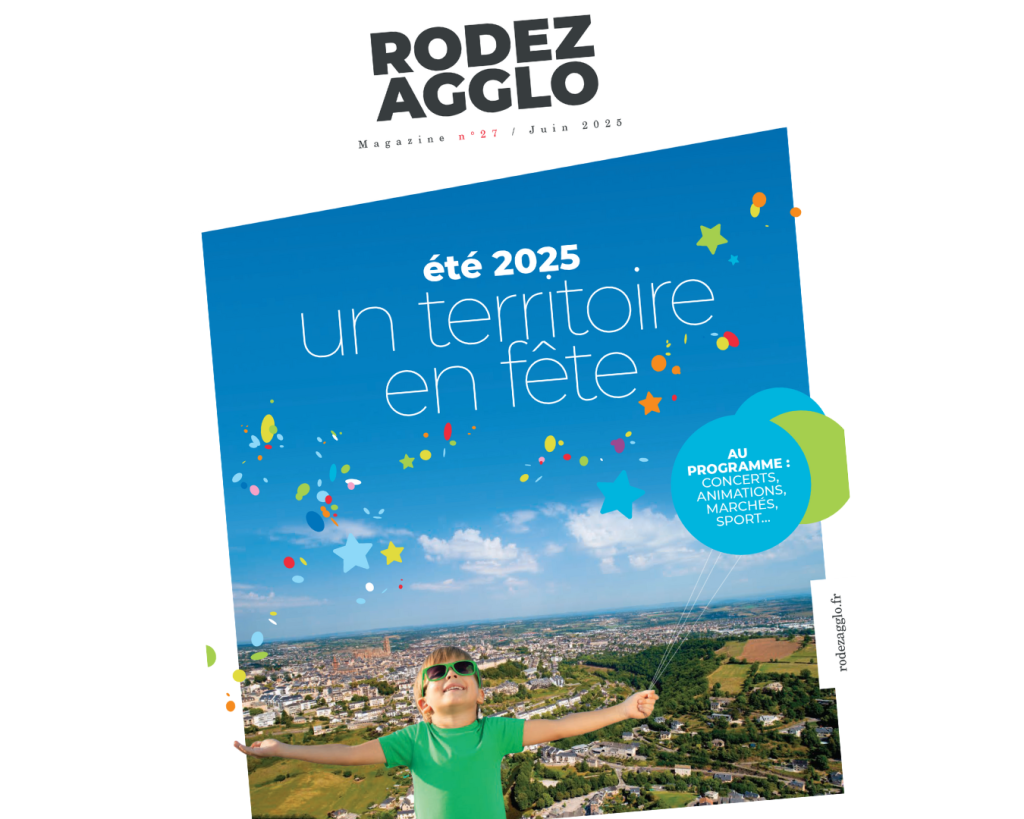 La couverture du magazine n°27 de Rodez agglo