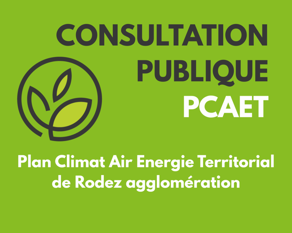 Visuel pour la consultation publique du PCAET