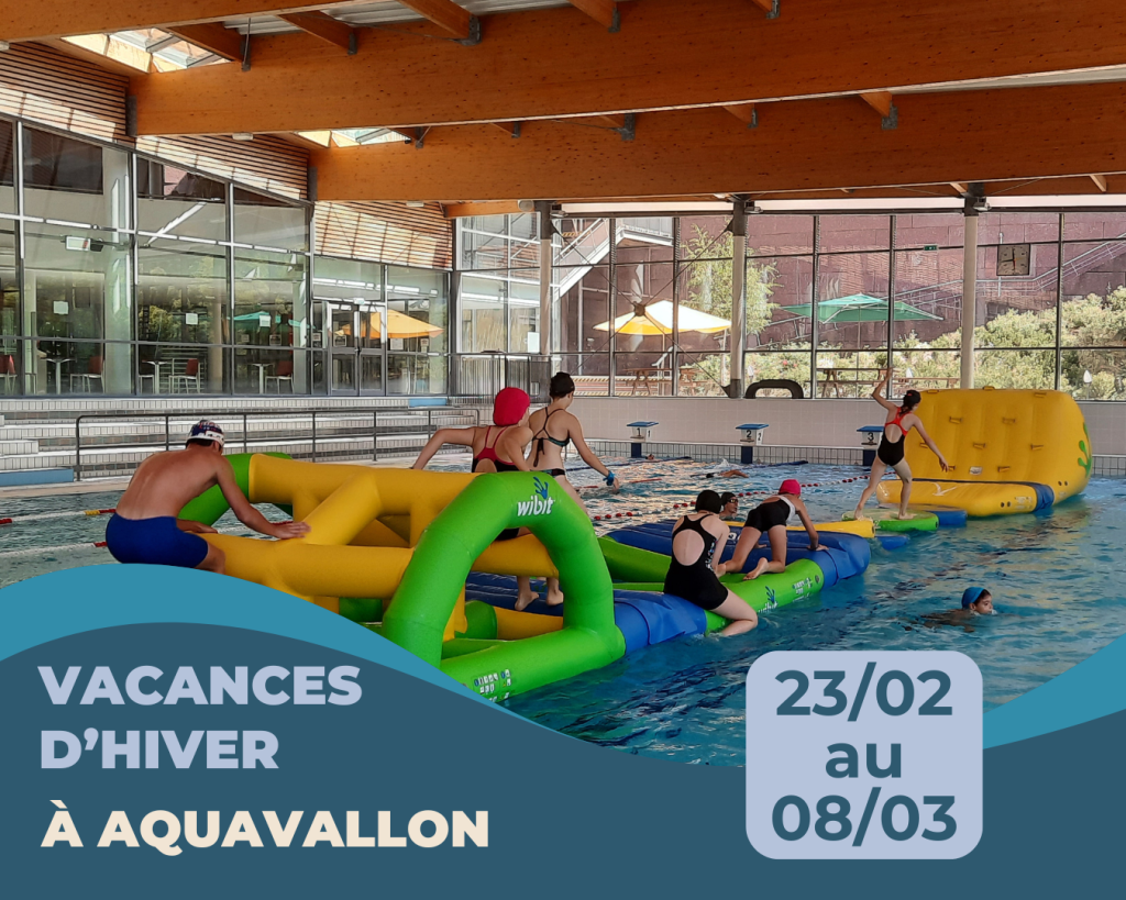 Visuel des vacances d'hiver à Aquavallon