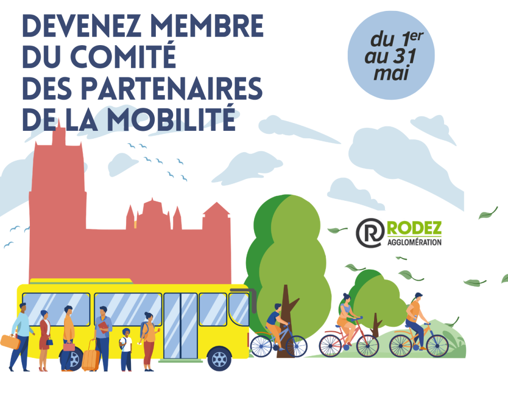 Visuel pour devenir membre du comité des partenaires de la mobilité