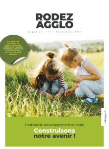 couverture du mag 22 de Rodez agglo