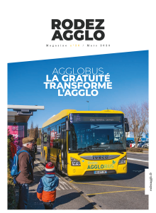 La couverture du magazine n°26 de Rodez agglo