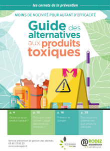 Le guide des alternatives aux produits toxiques