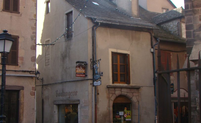 Façade de la boulangerie de la cathédrale avant travaux