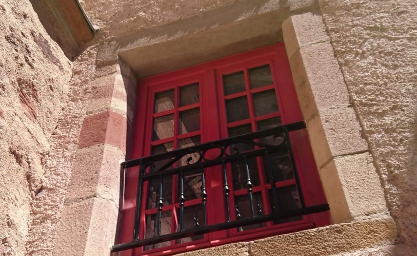 Façade du centre ancien rénovée
