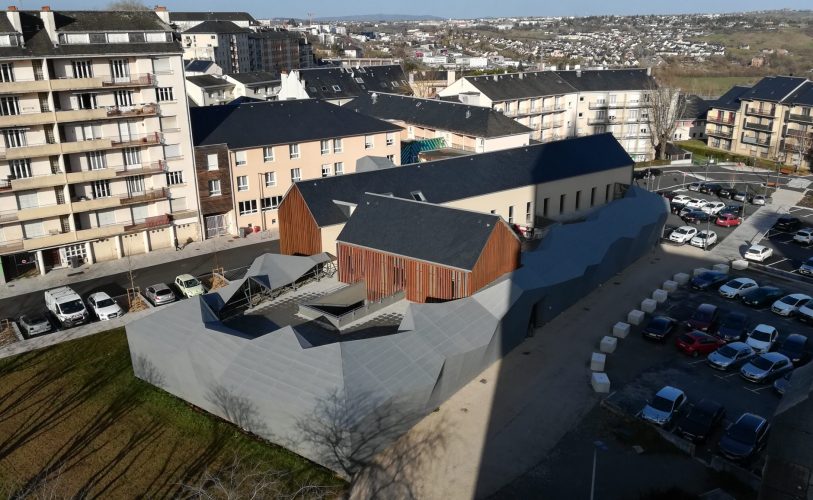 Vue de la maison de santé du Faubourg depuis l'église du Sacré Coeur