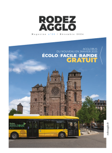 Couverture du magazine de Rodez agglo n°25